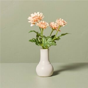 Hearth & Hand 8” Faux Micro Mini Orange Daisy Flower Arrangement